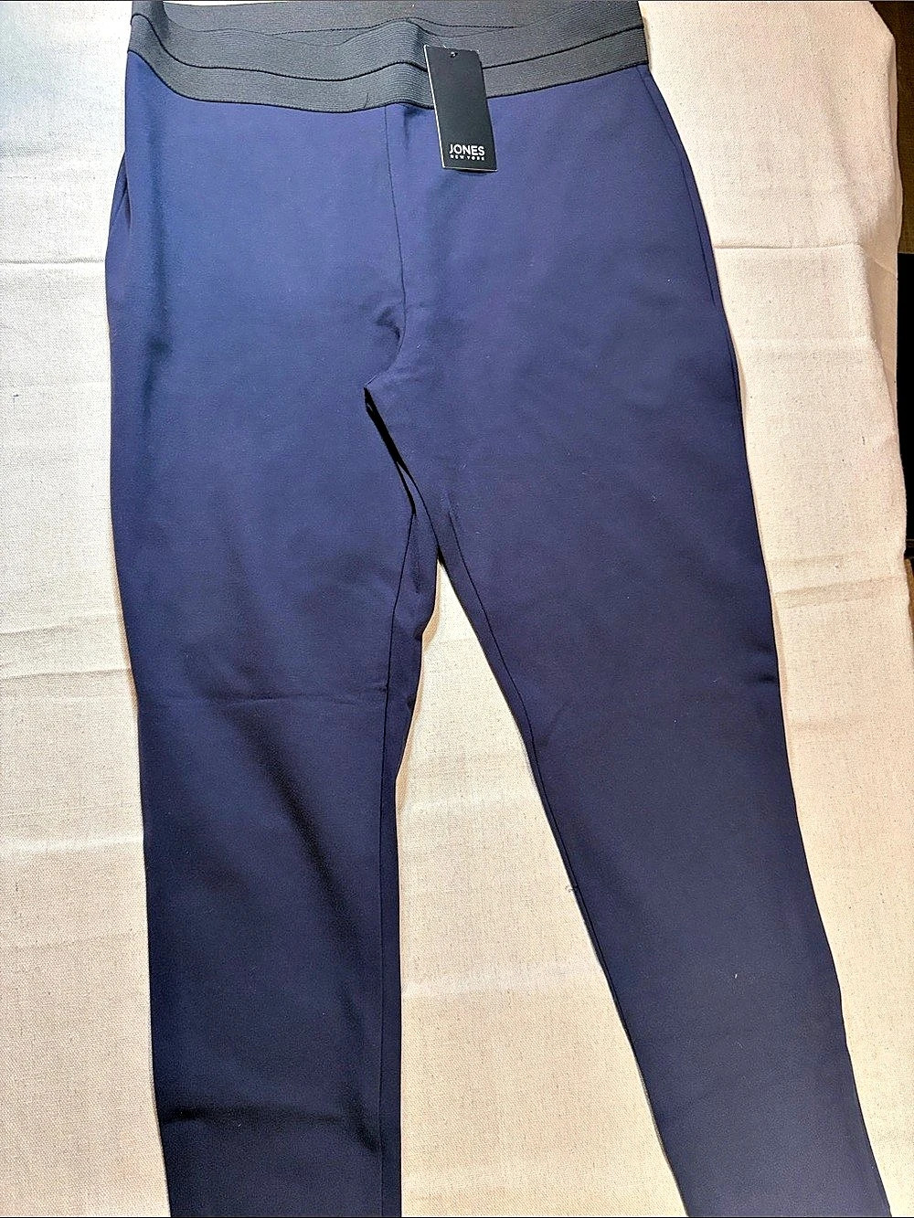 Jones New York Blue Pull-On Pants NWT